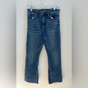 Abercrombie And Fitch Womens Simone High Rise Ankle Flare Size 28/ 6R